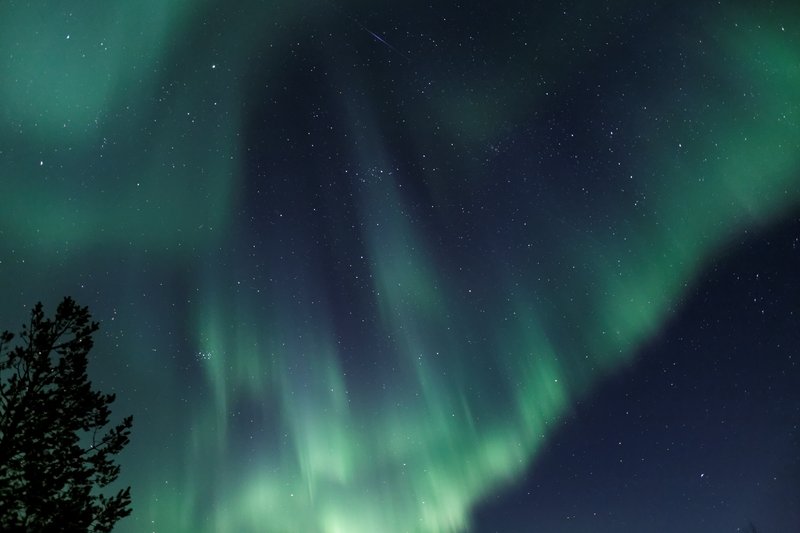 Aurora Event over the Skibotn Observatory