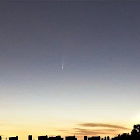 Comet NEOWISE from Brussels