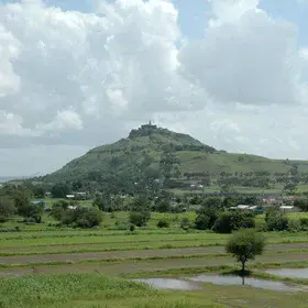 Mesa in the basaltic Deccan Traps