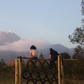 Mount Merapi from Distance