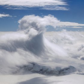 Mountain wave cloud over the Antarctic Peninsula