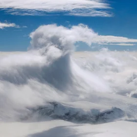 Mountain wave cloud over the Antarctic Peninsula