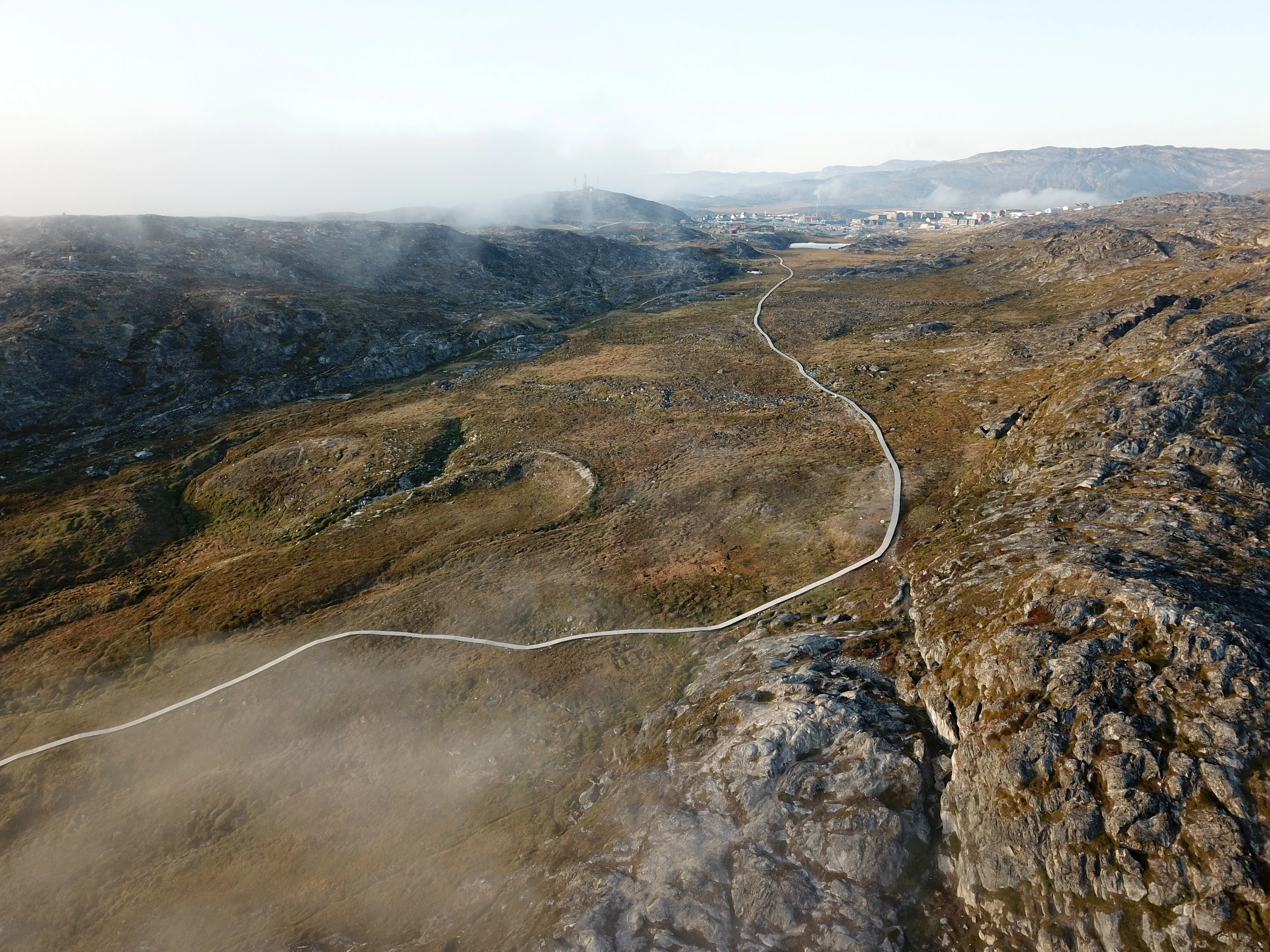 Pathway to Jakobshavn Isbræ