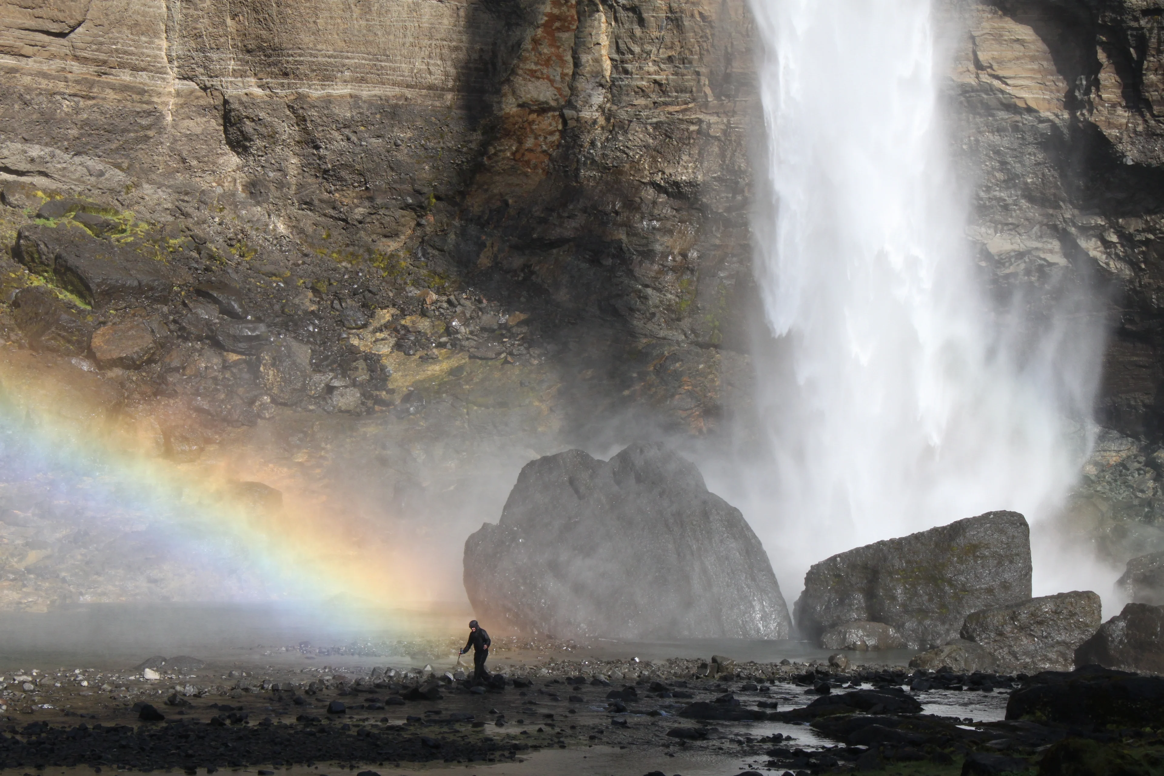 And then the sun broke