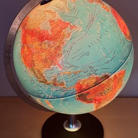 Internal glow globe - North America