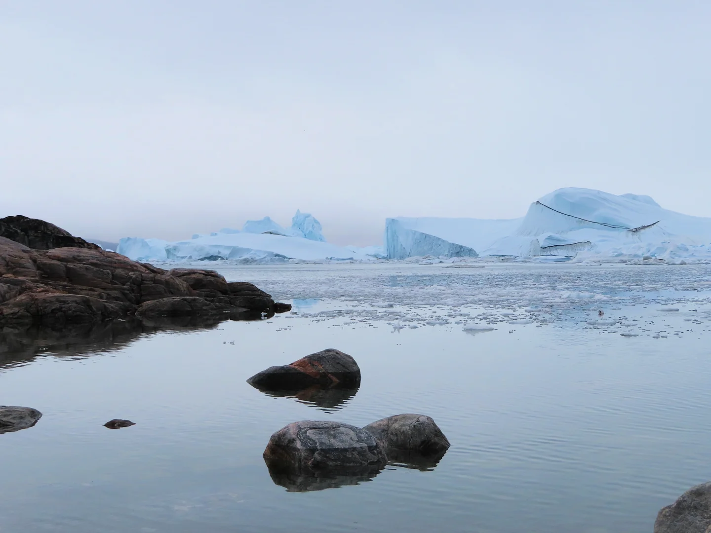Reflections at Kuuniataaq (near Ilulissat, Greenland)