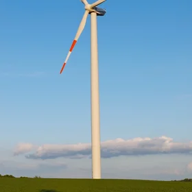 Wind turbine in Coppanz, near Jena