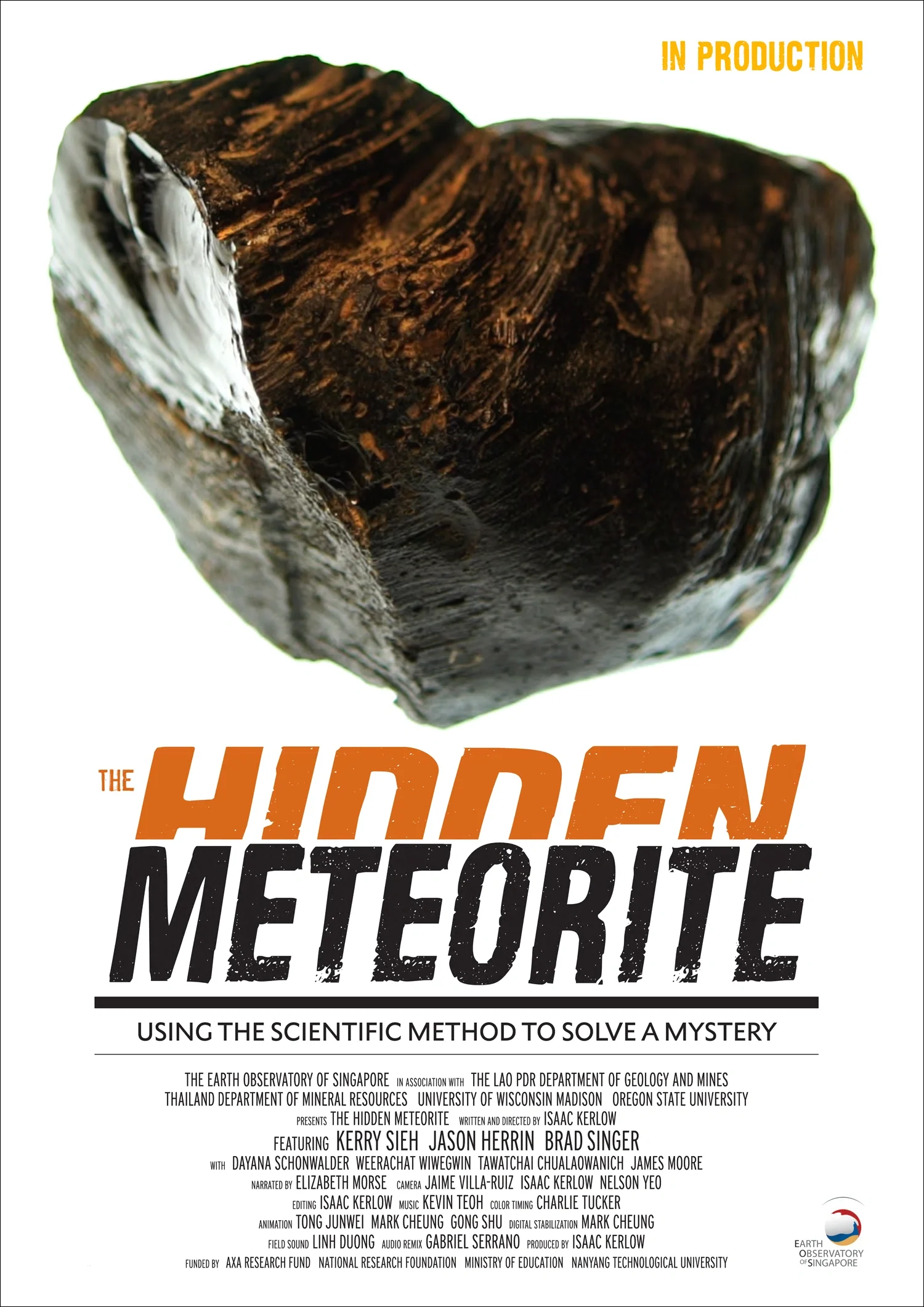 The Hidden Meteorite, Poster