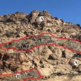 Contact between Ortho-gneiss and Para-gneiss