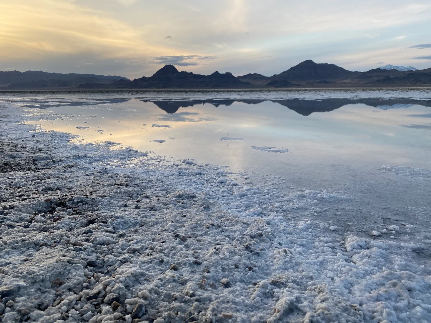 Bonneville Salt Flats after Rain