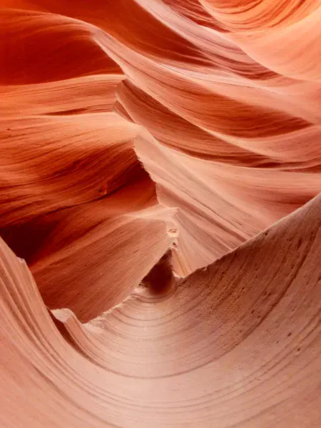 Canyon wall sculpted by erosion