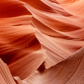 Canyon wall sculpted by erosion