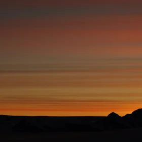 Sunset in Antarctica