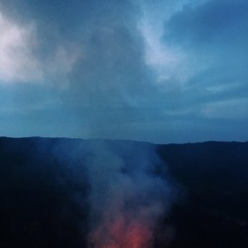 Nyiragongo Crater by Nightfall