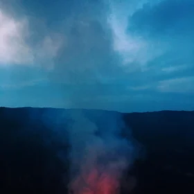 Nyiragongo Crater by Nightfall