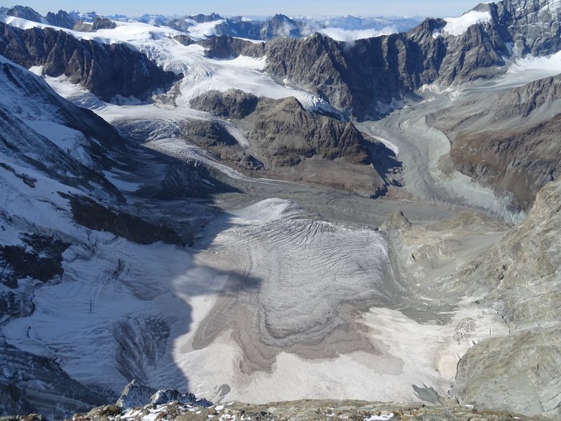 The retreat of glaciers
