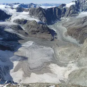 The retreat of glaciers