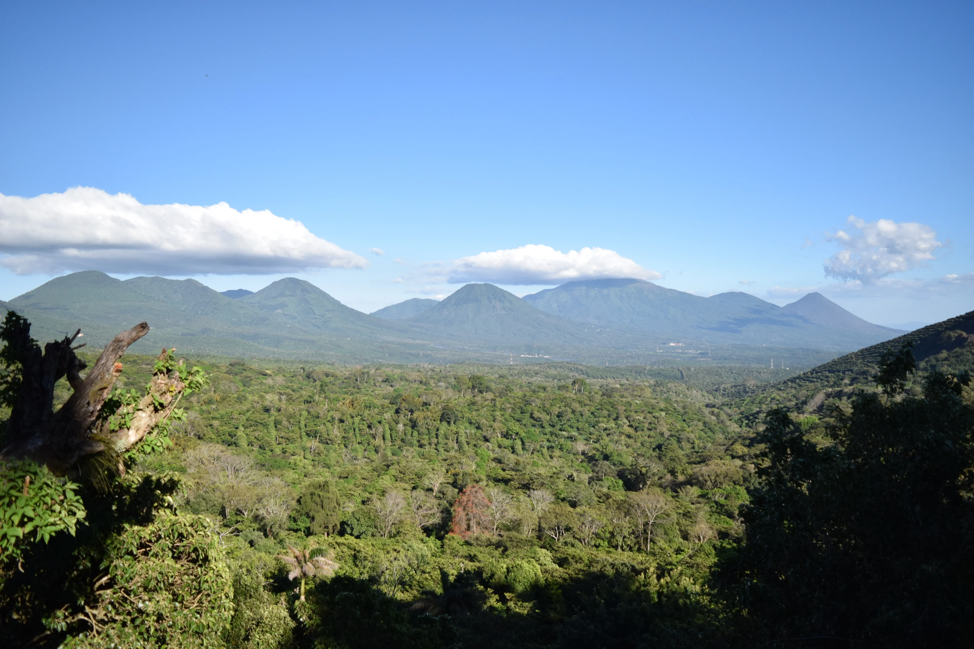 Apaneca Ilamatepec mountain range
