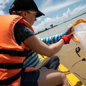 Sampling the Mekong River for Plastics