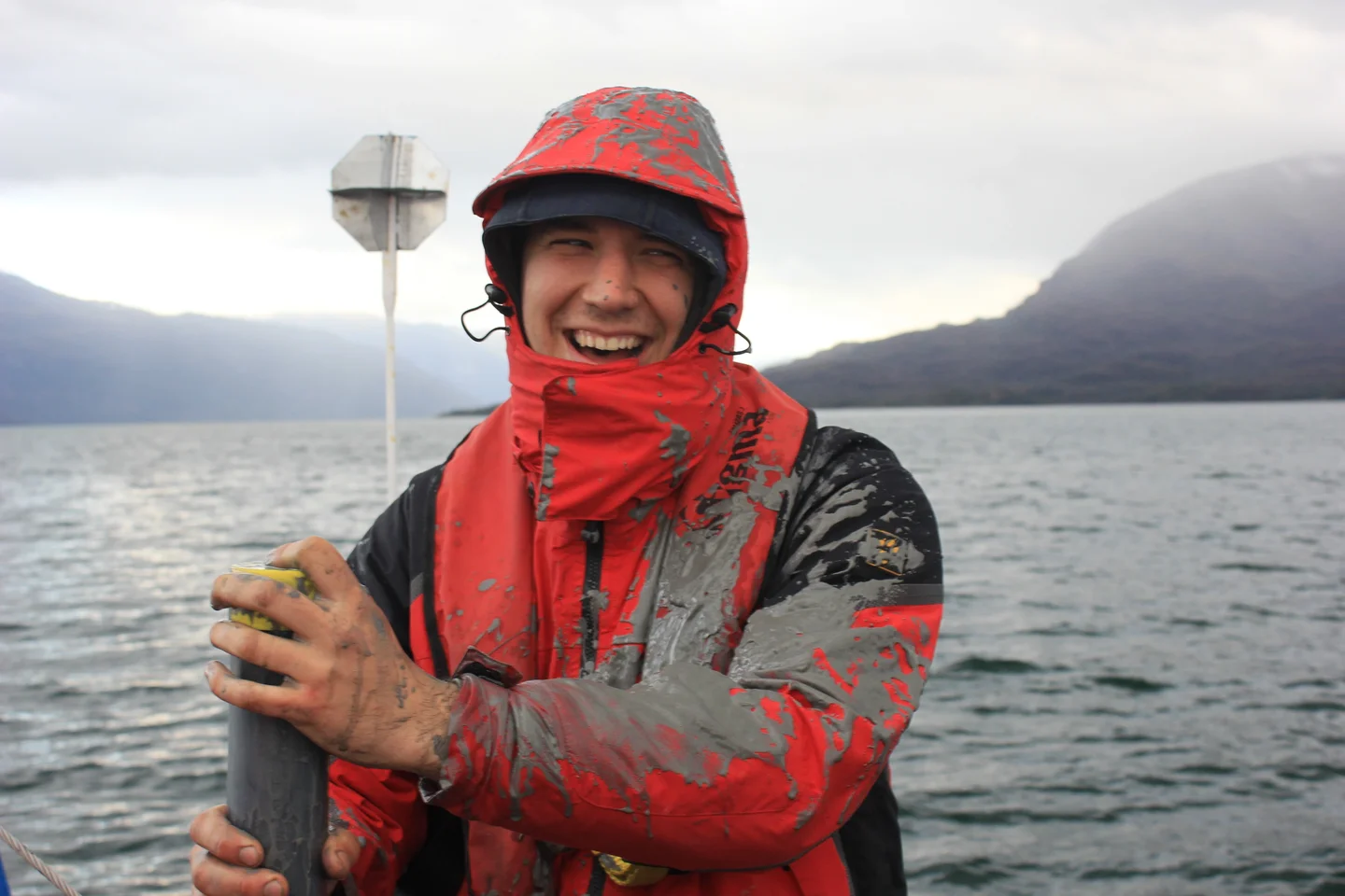 The happiness of taking a muddy core