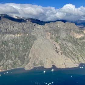 June 2021 landslide Sullorsuaq Strait, Greenland