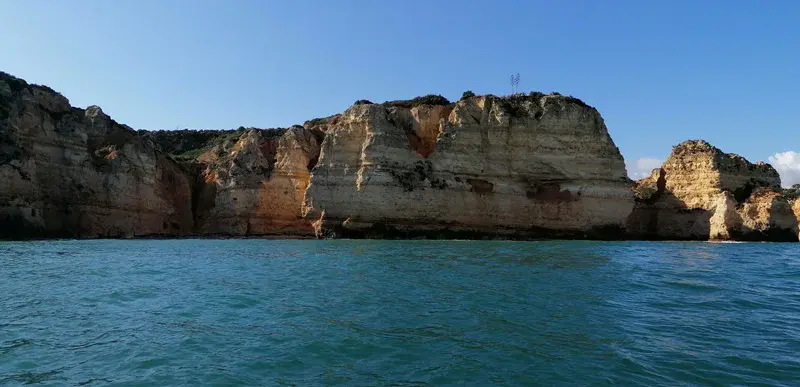 Cliffs in the coast of Lagos (Portugal)