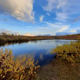 View of Lapporten, close to Abisko National Park