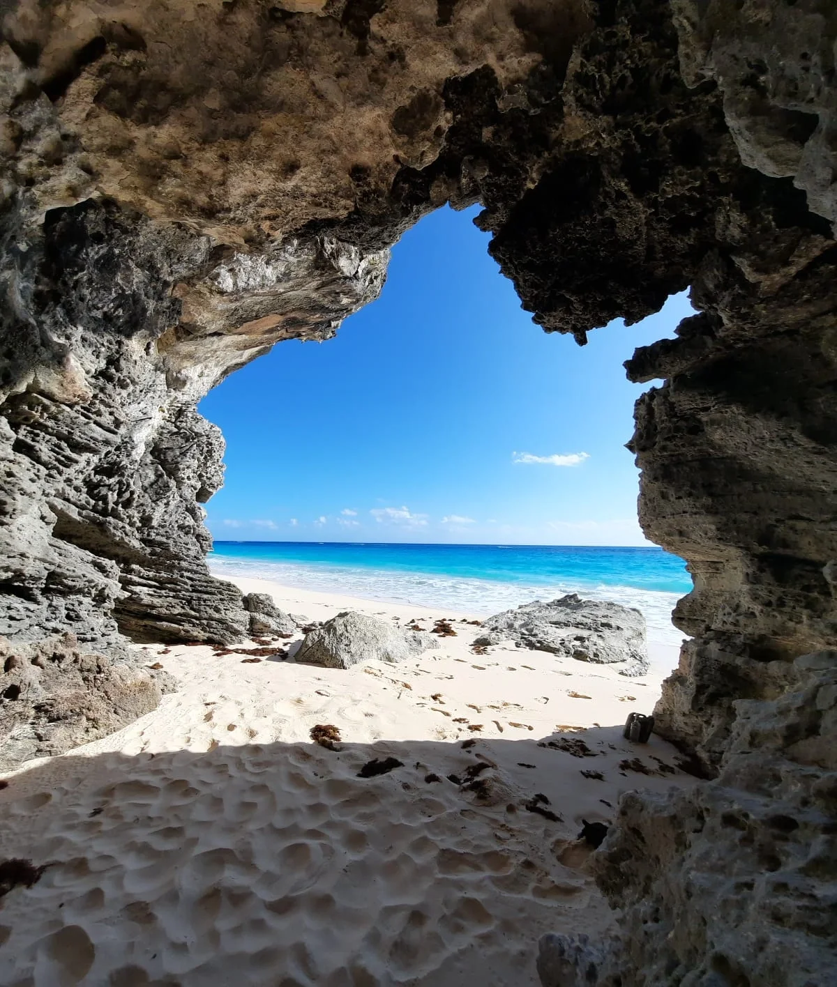 Bermuda Grotto at Low Tide