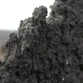 Walking on uneven ground: in the middle of a lava flow, Valle del Bove, Etna