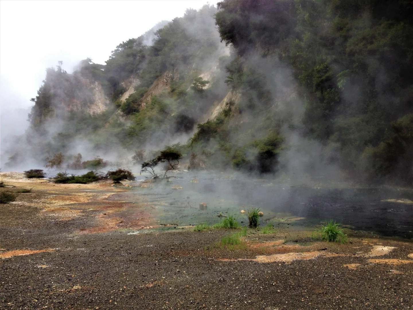 From eruption to mystic landscape