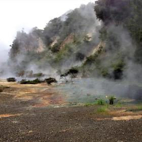From eruption to mystic landscape