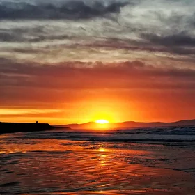 Sunset on Portstewart strand
