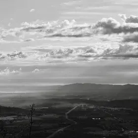 Autumn sunrise from Sacra di San Michele @Piedmont, Italy
