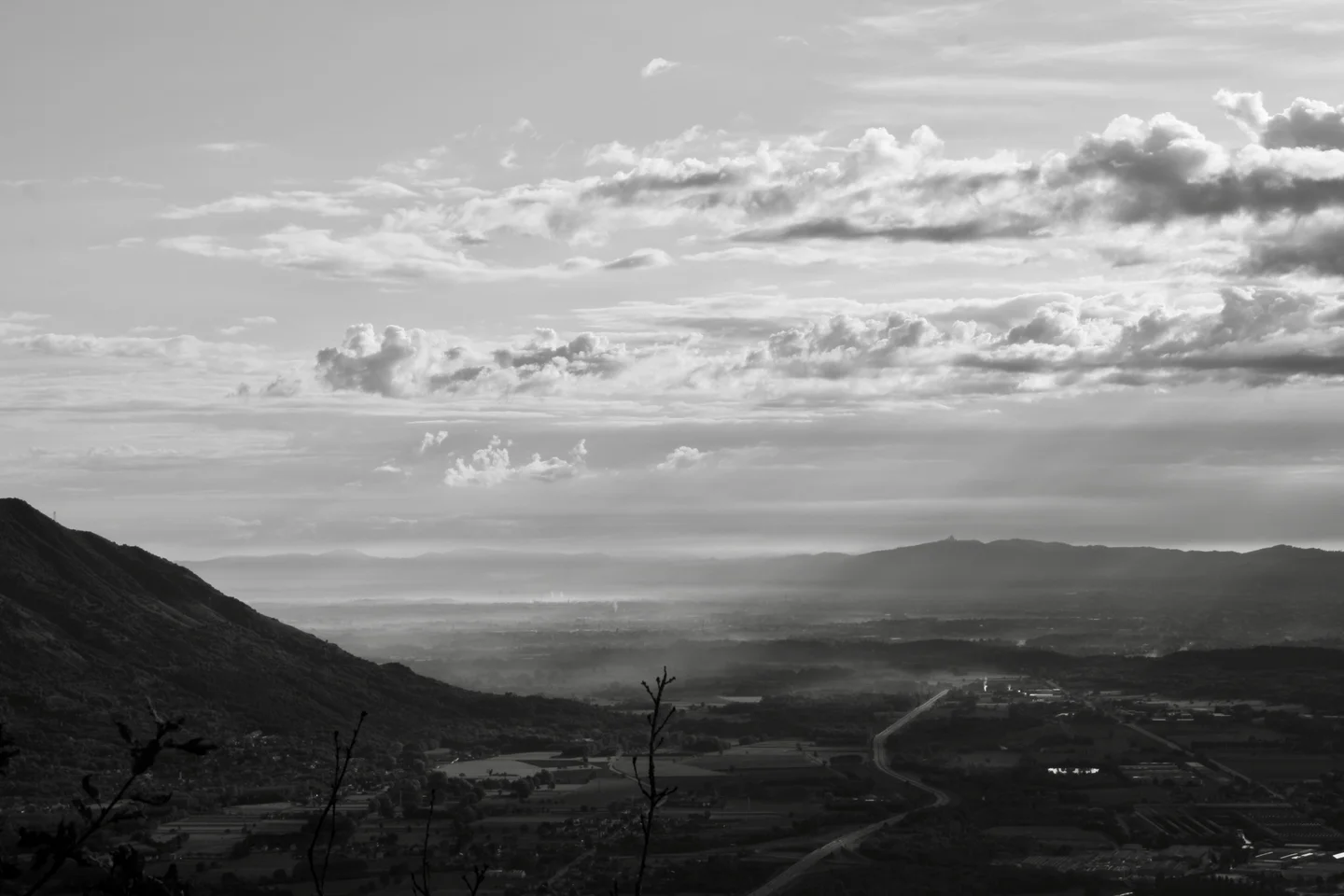 Autumn sunrise from Sacra di San Michele @Piedmont, Italy