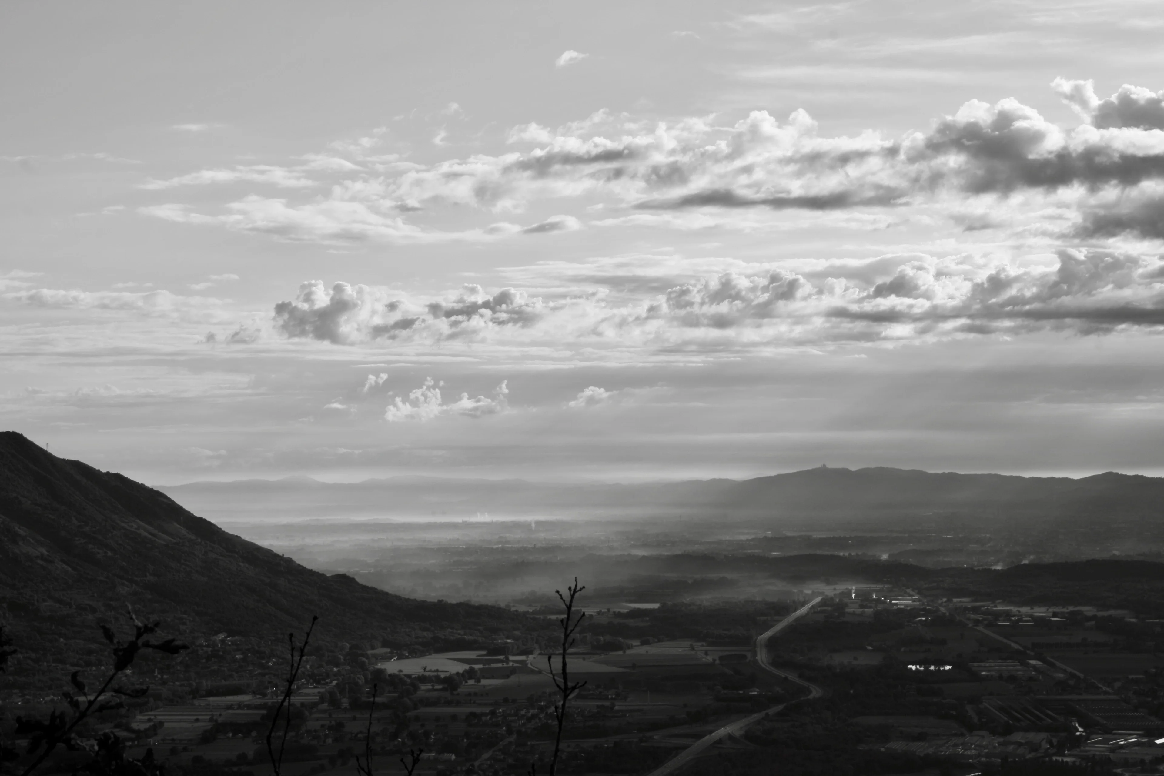 Autumn sunrise from Sacra di San Michele @Piedmont, Italy