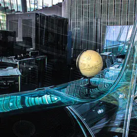 Computing for a blank globe