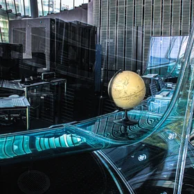 Computing for a blank globe