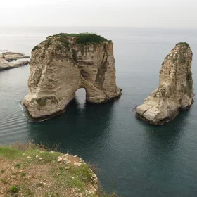 Pigeon Rocks of Lebanon