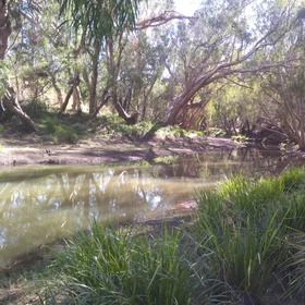 Isaac river discharging sediment from upstream to downstream catchment