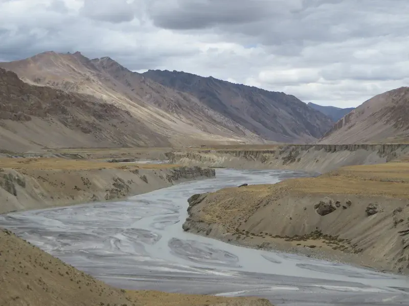 Rivers and Mountains in Himalays