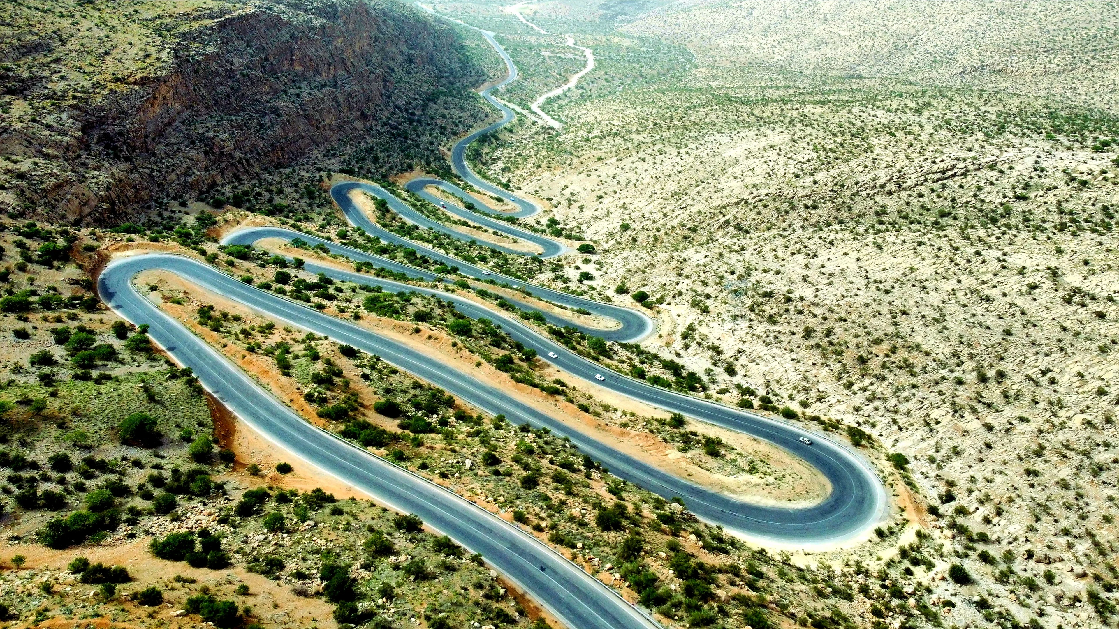Mountain pass in Eqlid-Shiraz road in Iran