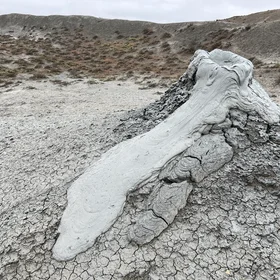 Griphon, mud volcano, Gobustan, Azerbaïdjan