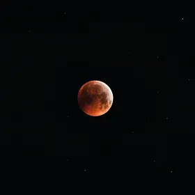 Blood moon over Germany