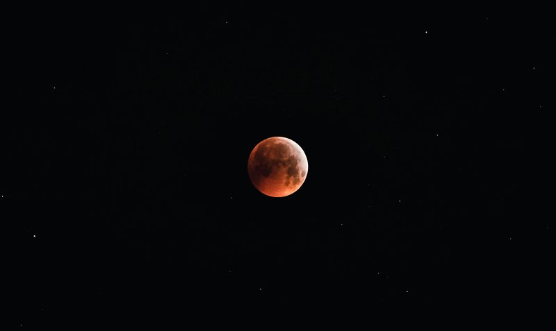Blood moon over Germany