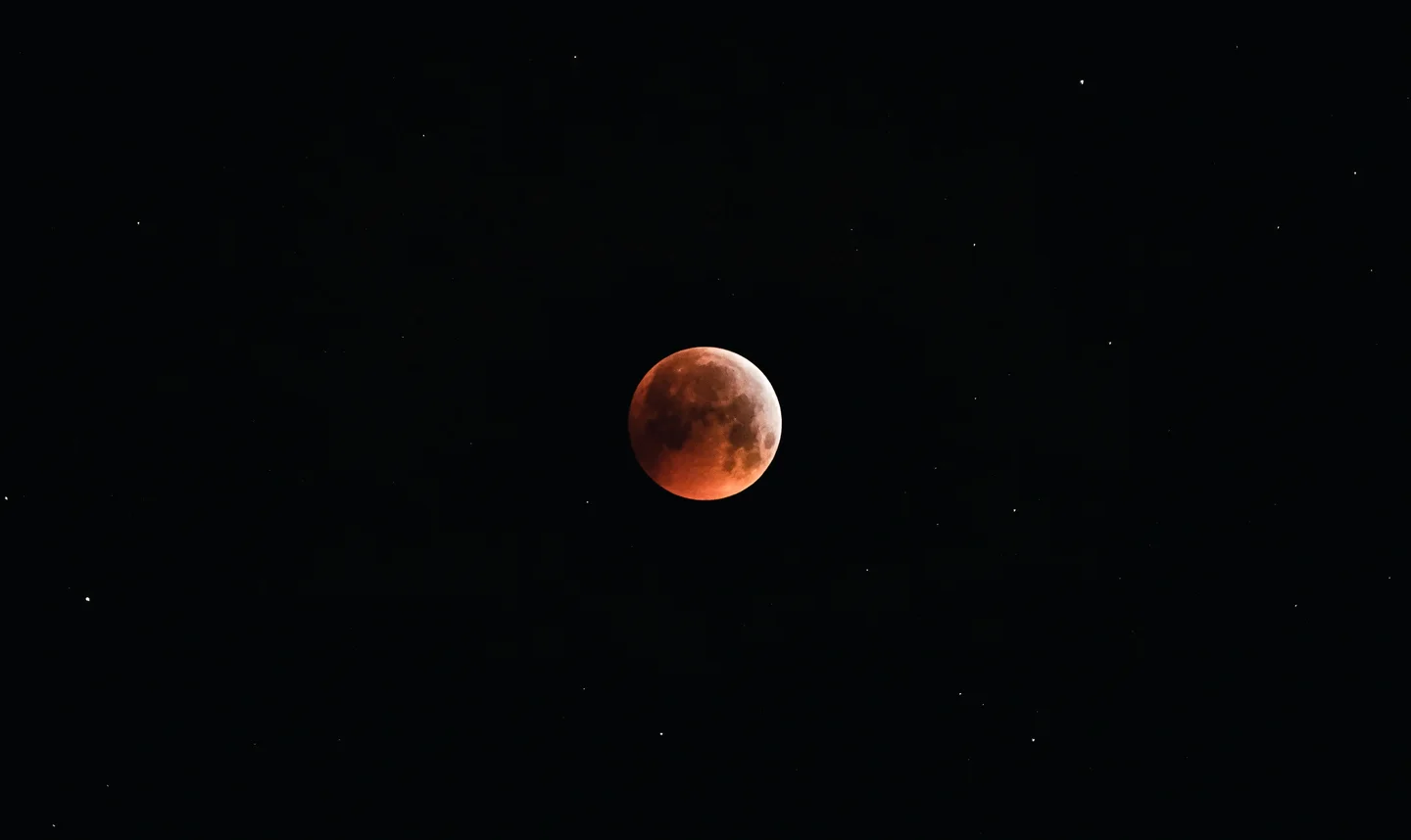 Blood moon over Germany
