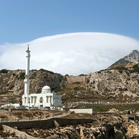 Föhn effect on the Rock of Gibraltar