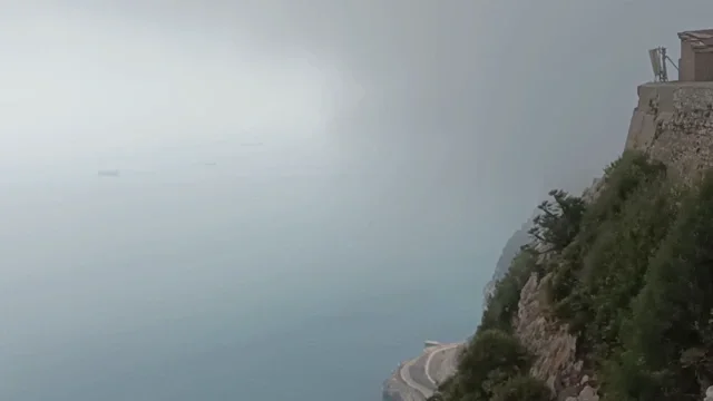 Rising clouds at Catalan Bay (Gibraltar)