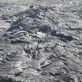 Black Frozen Fire: one-year old lava flow at Fagradalsfjall (Iceland)