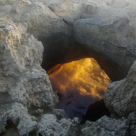 Coastal Cave "Firewater" near Azure Window and Dweira Bay, Malta