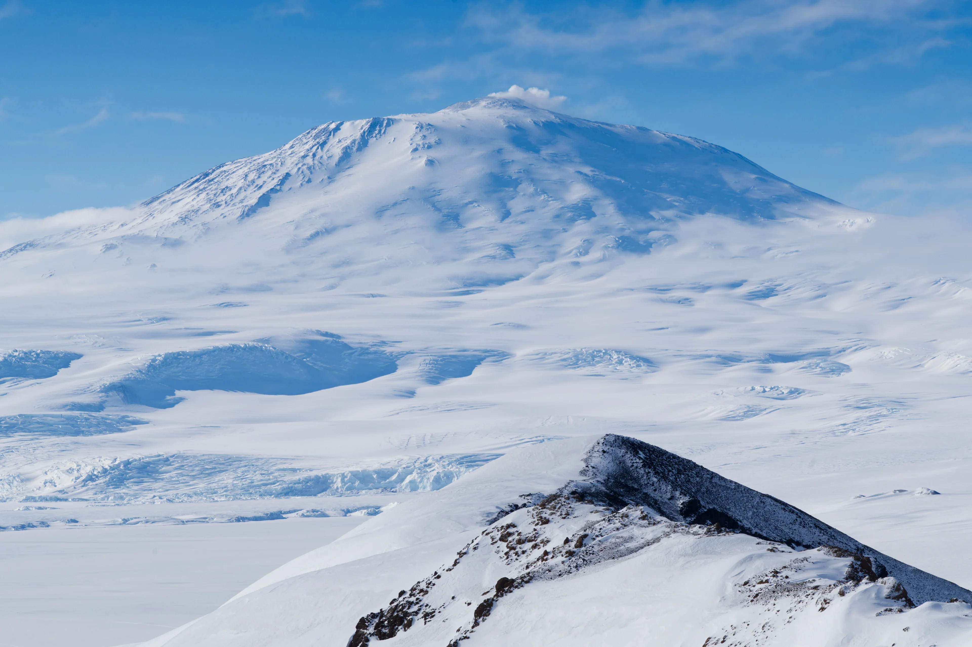Mt Erebus from Castle Rock